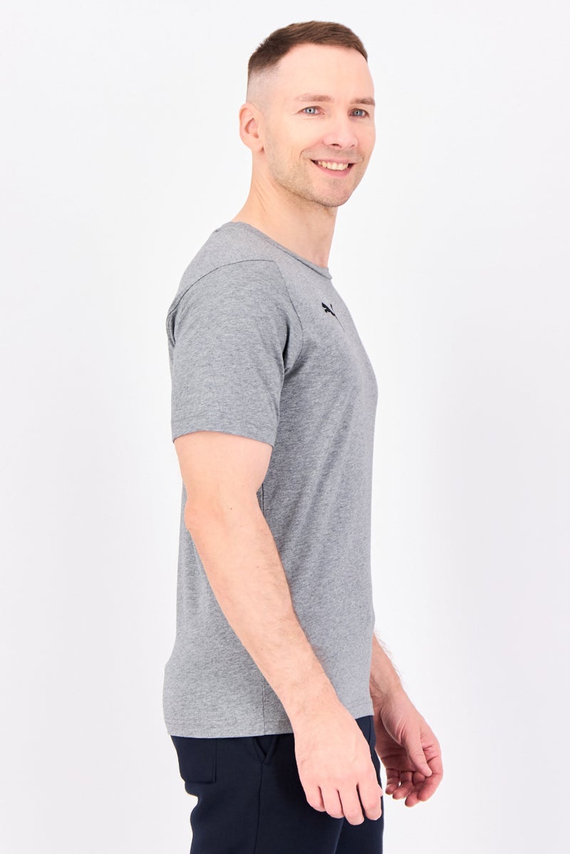 PUMA Men Sportswear Fit Short Sleeve Outdoor T-Shirt, Grey - Image 3