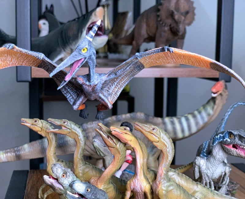 Gemini&Genius Pterodactyl Dinosaur Toys, Flying Dinosaur Figurine, Pteranodon Toys, Pterosaur Model Great Gifts and Cake Toppers or Kid - Image 2