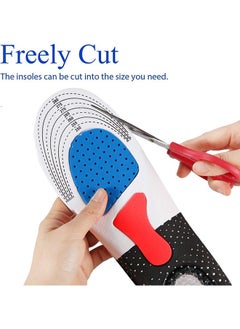Beauenty Breathable Shock Sport Eva Insole, Cut-To-Fit Shoe Cushion, Comfortable Insoles Relieve Foot Pain& Pressure Pain Cushion for Unisex, Suitable for Athletic Casual & Work (35-48)  - Image 2