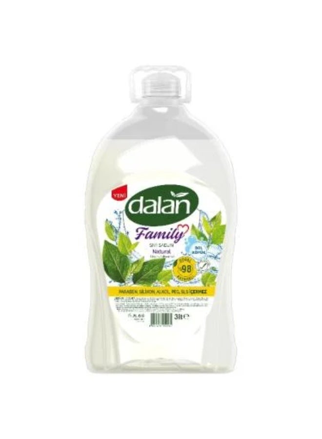 Dalan Liquid Hand Wash – Family Size 3L, Natural