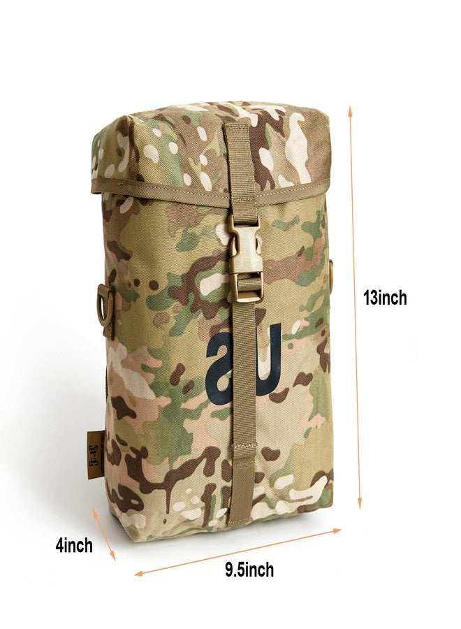 أم تي حقيبة دعم عسكرية أمريكية من قطعتين بنظام MOLLE، حقيبة متعددة الاستخدامات للجيش بنمط التمويه المتعدد - Image 2