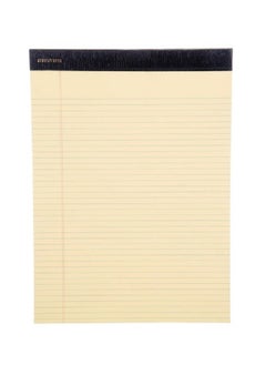 Mintra Mintra Lined Notepad 50 Sheets, 21.6x 29.8cm Size, Yellow, pack of 2  - Image 2