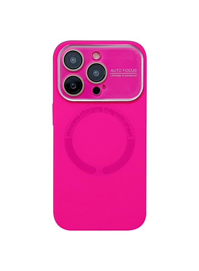 اس-توب جراب لهاتف iPhone 16 Pro Max مع نافذة كبيرة وعدسة زجاجية من الأكريليك وغطاء هاتف من السيليكون MagSafe - Image 1