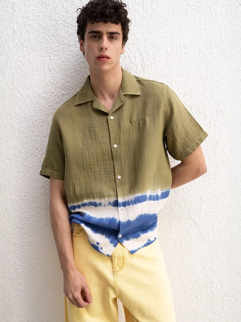 جيستو GIESTO Short Sleeve Tie-Dye Shirt
