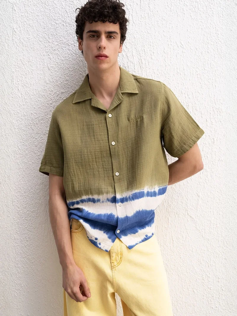 Giesto GIESTO Short Sleeve Tie-Dye Shirt