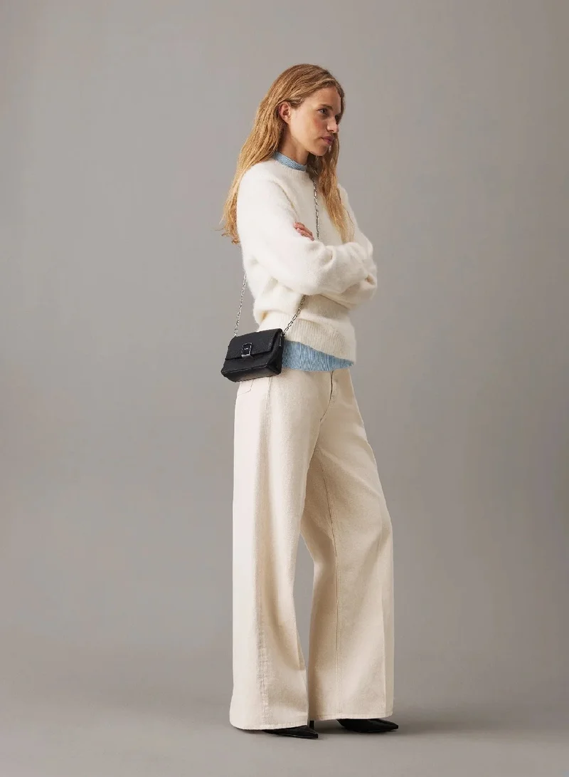 CALVIN KLEIN Black Caviar Crossbody Bag for Women | Best Price UAE