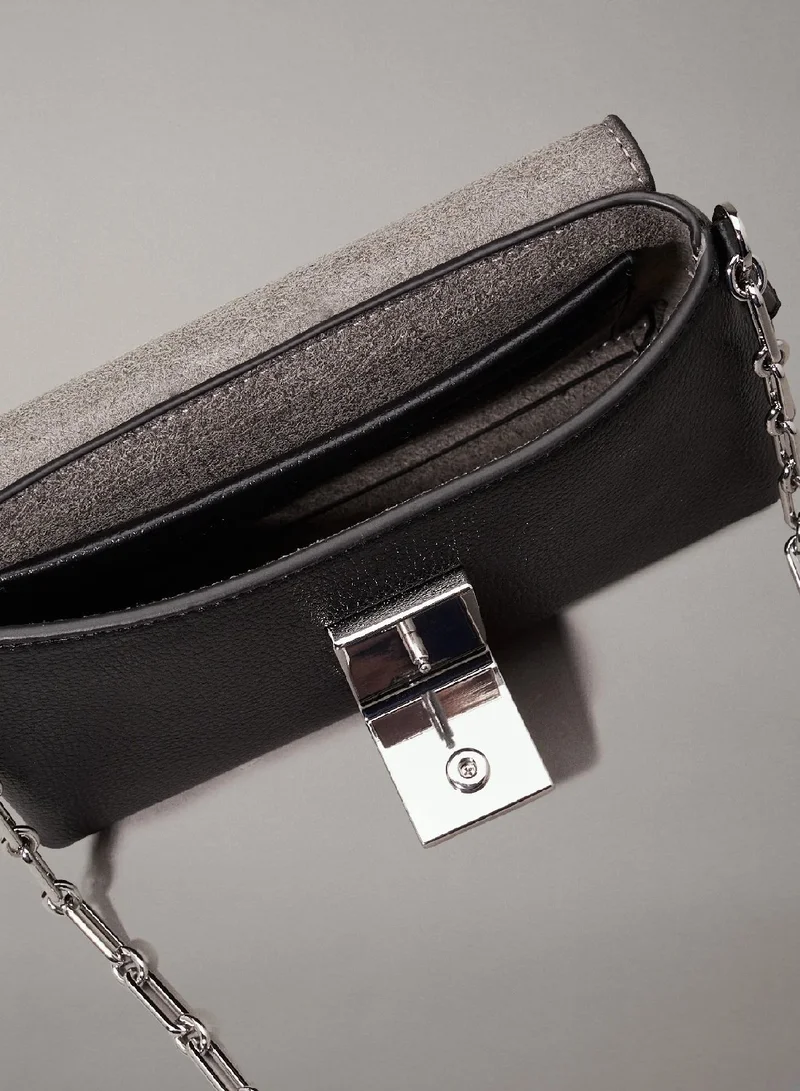 CALVIN KLEIN Black Caviar Crossbody Bag for Women | Best Price UAE