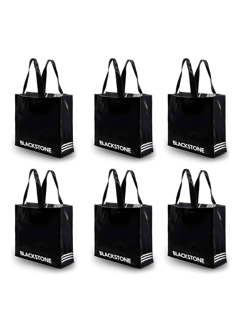 PVC Waterproof Reusable Carry Bags - Set of 6