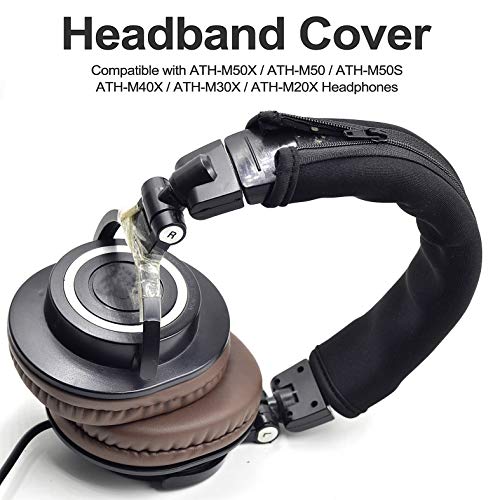 defean Headphone Protector Headband Fabric Compatible with Audio Technica M30 M40 M50 M50X M50S M40X Headphone - Image 3