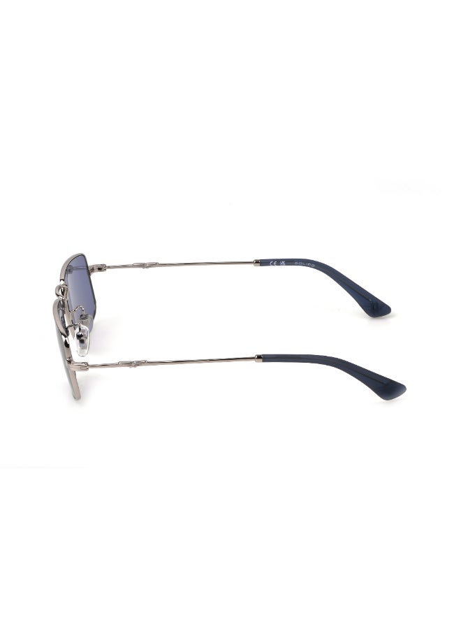 POLICE Full Rim SQUARE Sunglasses SPLN31M53579Y - Image 3