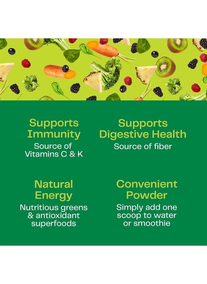 Greens Blend Superfood: Super Greens Powder Smoothie Mix with Organic Spirulina, Chlorella, Beet Root Powder, Digestive Enzymes & Probiotics, Original, 60 Servings, Boost Energy - pzsku/Z3F37032F2AA26A57110AZ/45/_/1689270955/d8769ac9-ca32-4a45-a5ed-632afd0c4d68