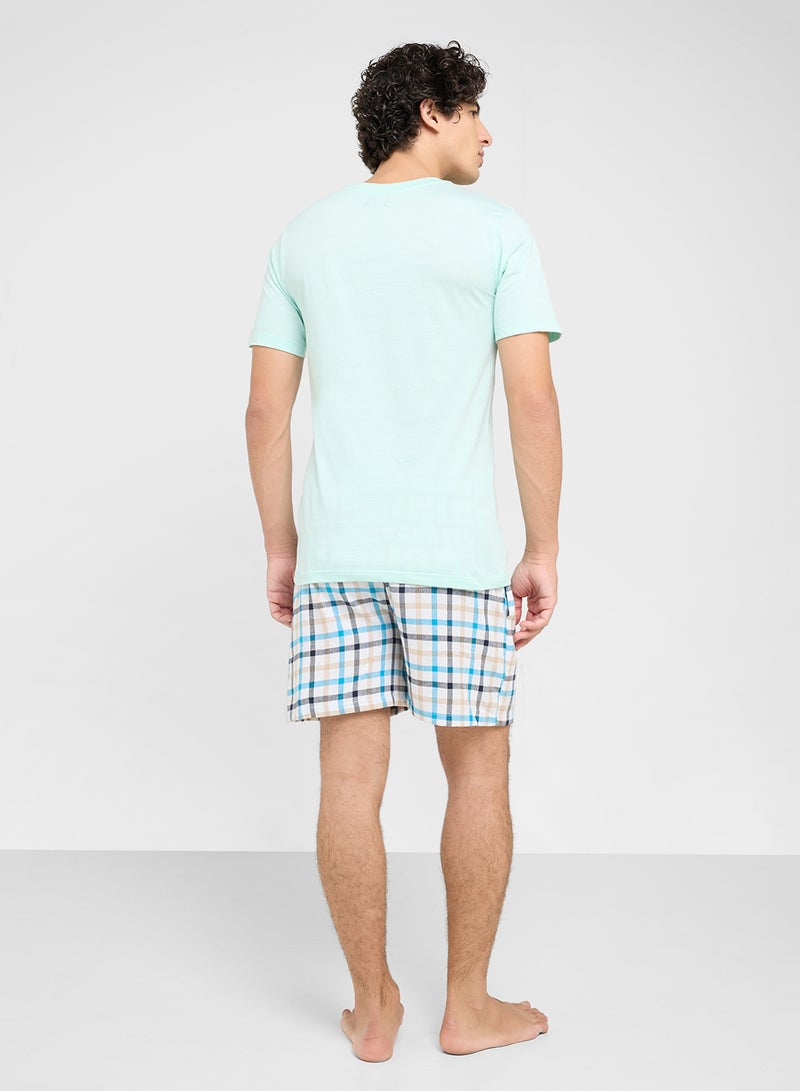 Seventy Five Nightwear T-Shirt & Shorts Sets  - Image 2