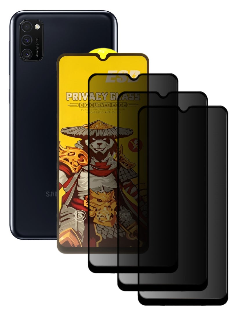 ESD 3 Pieces Tempered Dustproof Privacy Glass Screen Protector Compatible For Samsung Galaxy M21 - Image 1