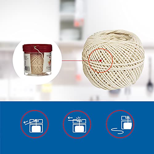 Küchenprofi Kuchenprofi Natural French Cooking Twine 2-Pack - Cotton Kitchen Twine for Roasting (Off-White) - Image 4