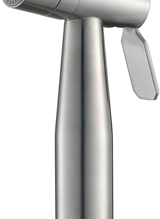 Stainless Steel Handheld Toilet Sprayer Adjustable Water Pressure 2 Function Sprayer - Image 1