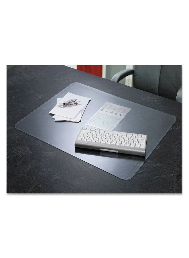 Artistic KrystalView Desk Pad with Antimicrobial Protection, Glossy Finish, 36 x 20, Clear - Image 3
