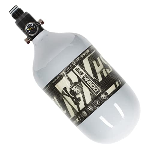 HK Army 68ci 4500psi HPA Paintball Tank - HSTL Carbon Fiber - Grey - Image 3