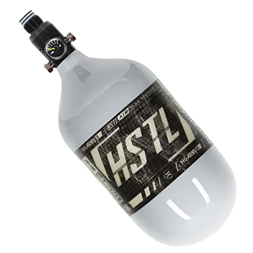 HK Army 68ci 4500psi HPA Paintball Tank - HSTL Carbon Fiber - Grey - Image 1
