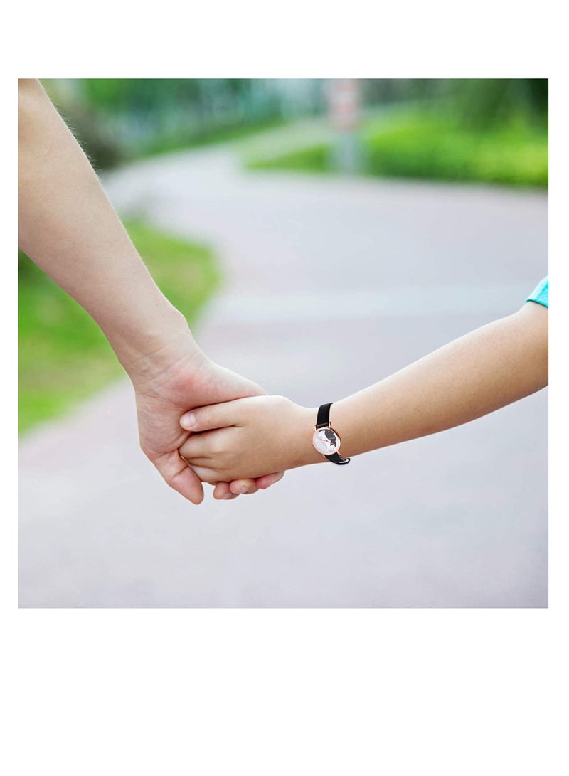 Zikra Women's Watches, Cute Cartoon Cat Wrist Watches Girls, Simple Harajuku Style Belt Quartz Women's Watch, for Girls Ladies Women Students, Creative Quartz Wristwatches Woman Bracelet - Image 2