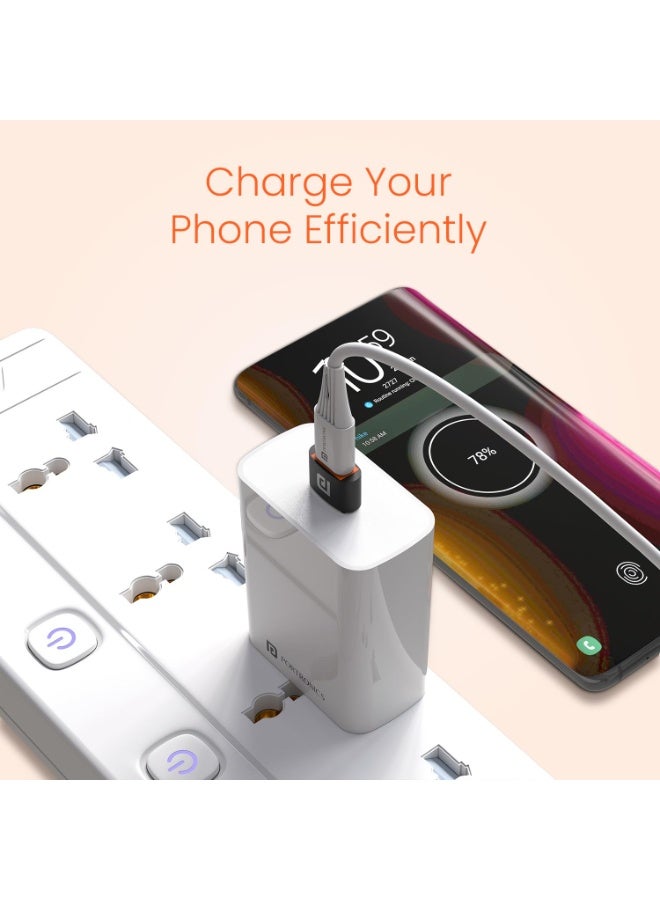 بورترونيكس محول بريدج إكس USB 3.0 USB 3.0 من النوع C أنثى إلى USB ذكر OTG، نقل بيانات عالي السرعة بسرعة 5 جيجابت في الثانية، شحن سريع، متوافق مع أجهزة اللاب توب والتابلت والهواتف الذكية والشواحن والمزيد من الأجهزة (أسود) - Image 5