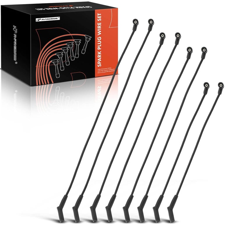 A-Premium Ignition Spark Plug Wires Set of 8 - Image 1