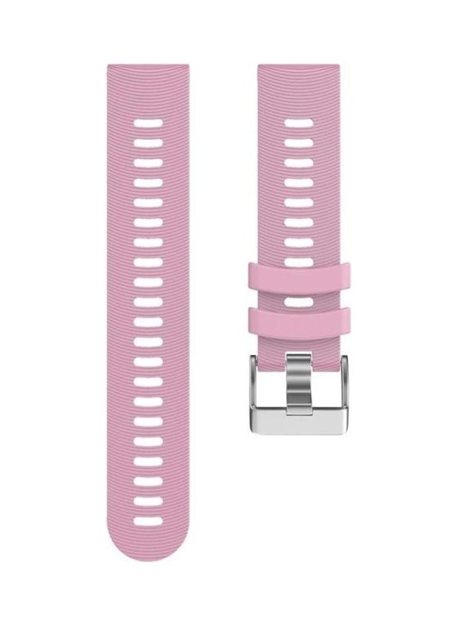BGM Smart Watch Silicone Wrist Strap For Garmin Forerunner 245 Pink - Image 2