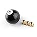 Top10 Racing 8 Ball Billiard Black Round Shift Knob Acrylic Gear Shift Knob with 3 Adapters Universal Fit for Manual Car M 8 125 M 10 125 M 10 15 M 12 125 - Image 2