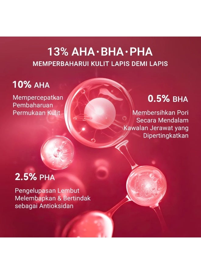 دكتور ليو محلول تقشير بنسبة 13% AHA BHA PHA – سيروم لتفتيح البشرة وعلاج البقع الداكنة وآثار حب الشباب - Image 5