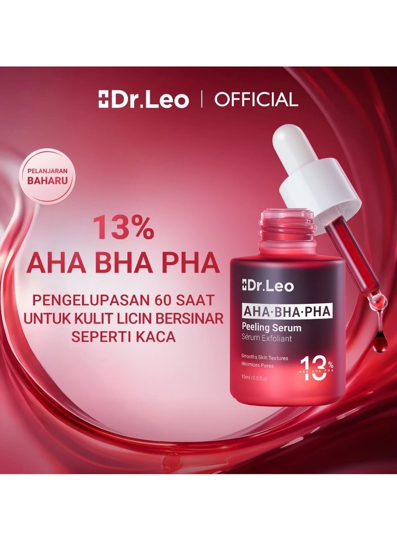 دكتور ليو محلول تقشير بنسبة 13% AHA BHA PHA – سيروم لتفتيح البشرة وعلاج البقع الداكنة وآثار حب الشباب - Image 1