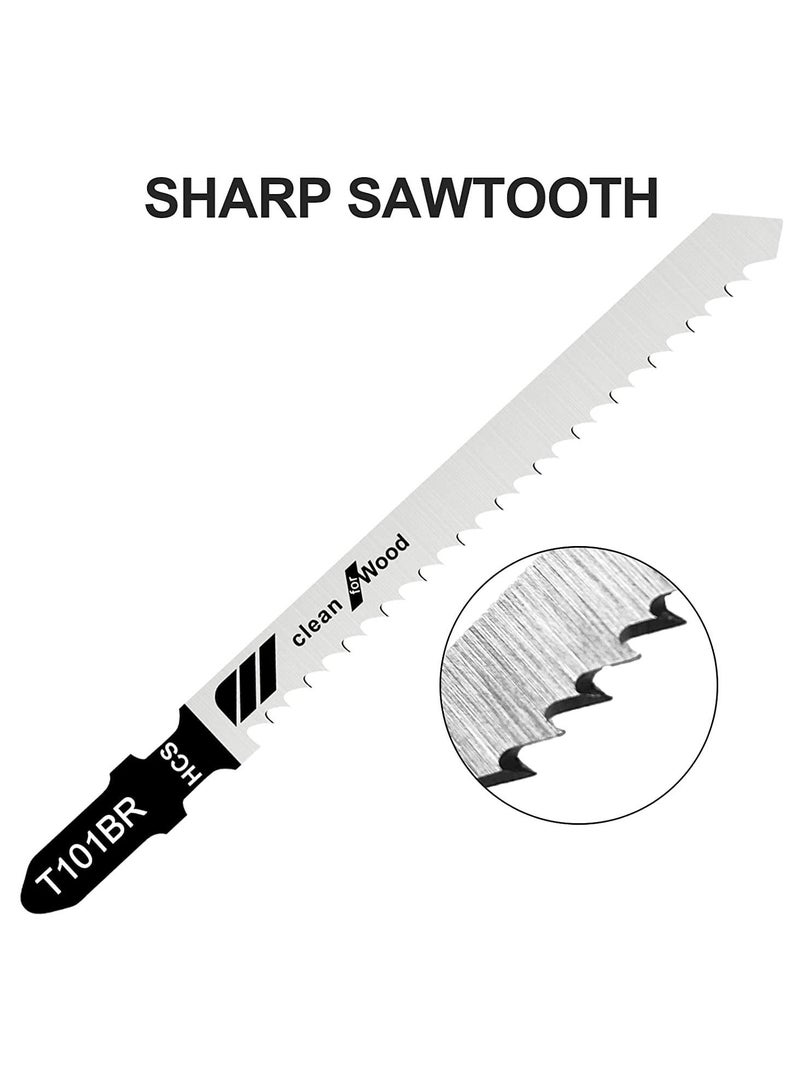 واي آند دي SYOSI 52 Piece Jigsaw Blade Set for Saw in Metal, Professional Blades Wood, Plastic and Metal (10 Models)  - Image 4