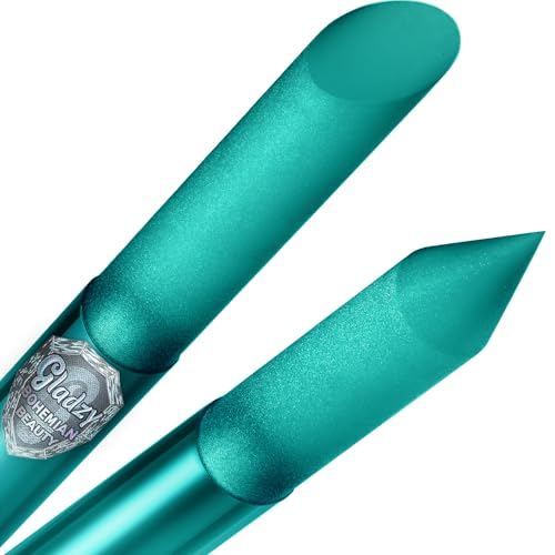 Gladzy Glass Cuticle Pusher by GLADZY - Manicure Stick, Genuine Czech Quality, Professional Precision Filing Cuticle Remover, Abrasive Surface Never Wears Out - Image 1