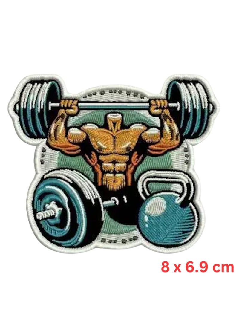 Project Nomad Project Nomad Velcro Hook Patch, Tacti-Cool SPORTS Collection, Gym 4 Harness for bag/vest, tech gadgets for kids & adults, for school backpack, for pencil case, for gym bag, gift for men/women - Image 1