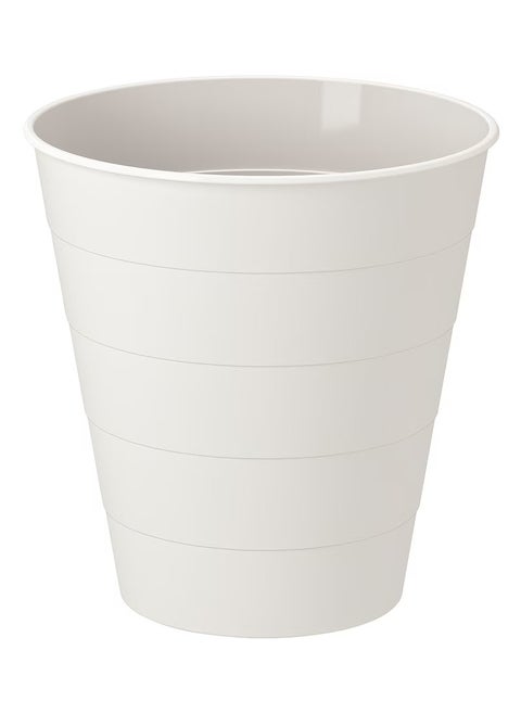 Waste Bin Platic White 10L, Trash Bin White, Garbage Bin