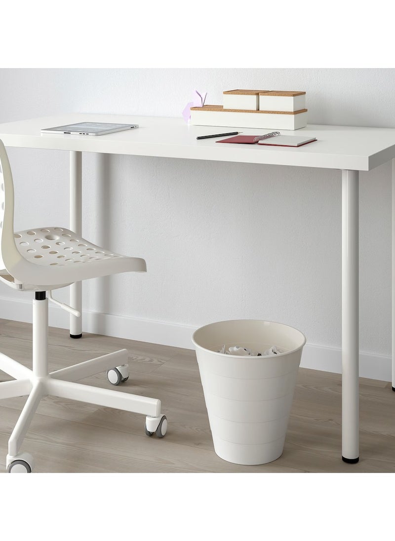 Waste Bin Platic White 10L, Trash Bin White, Garbage Bin