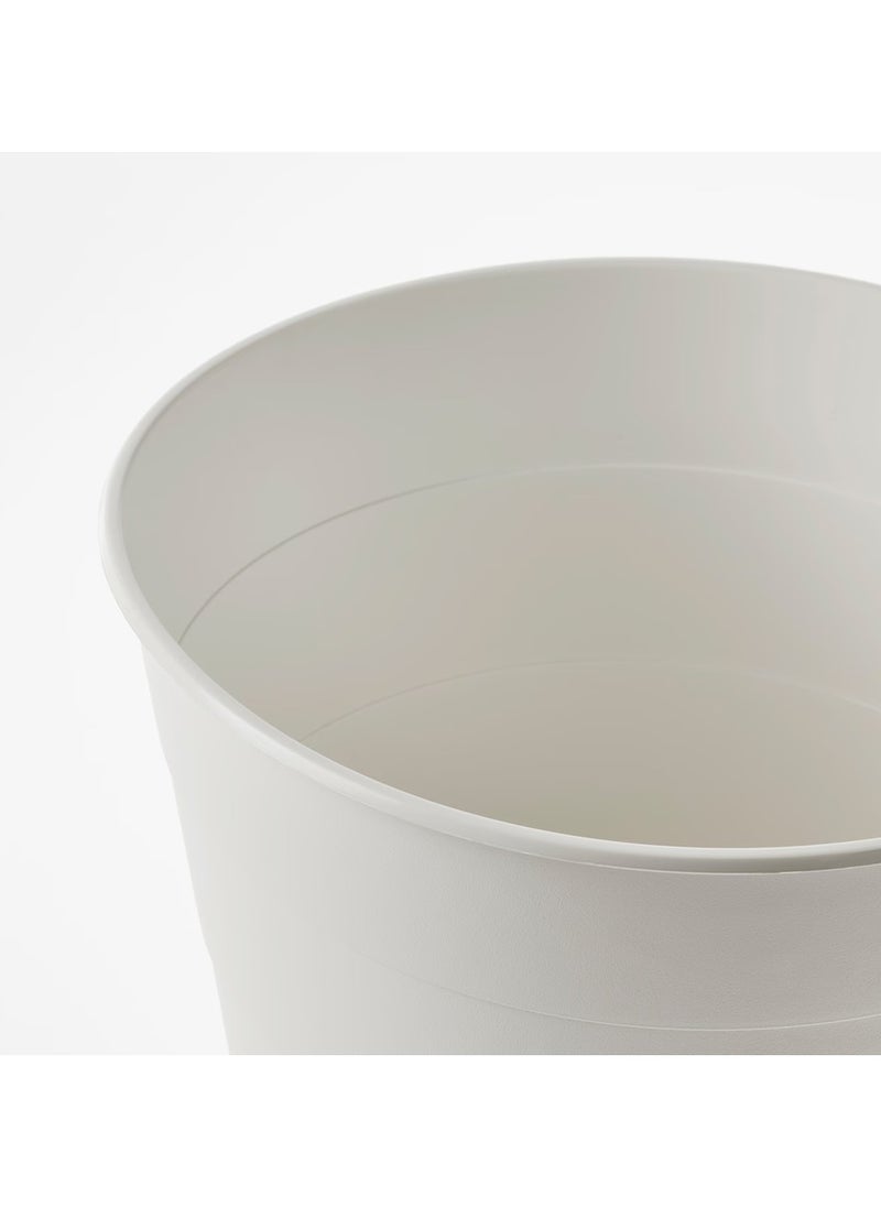 Waste Bin Platic White 10L, Trash Bin White, Garbage Bin