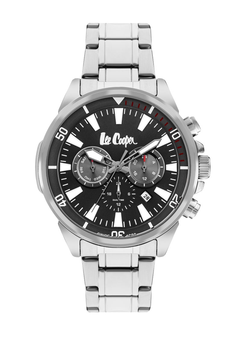 LEE COOPER Men’s Multi Function Black Dial Watch – LC07846.350 - Image 1