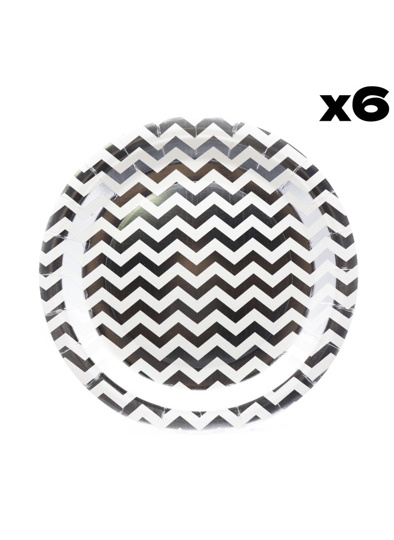 ITALO 6-Piece Printed Party Plate Set 7 inch  - Image 2