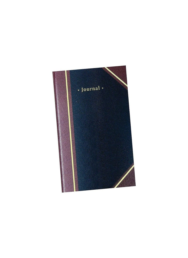 Staples STAPLES Hard Journal 725 W x 1175 H BlackBurgundy Office Product  - Image 1