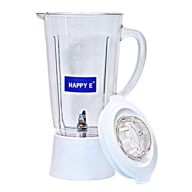 HAPPY E HAPPY E HL1631HL1632 Juicer Mixer Grinder Plastic Blender Jar 1500ML  - Image 1