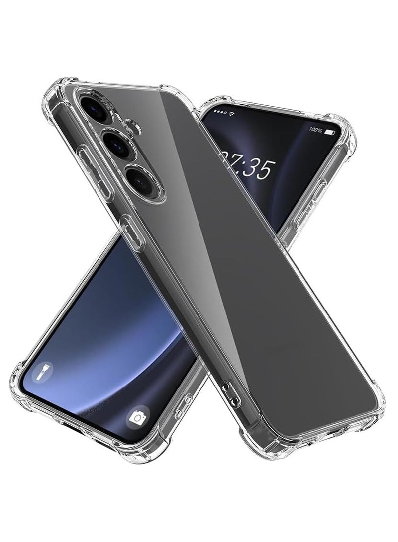 غطاء شفاف سامسونج جالاكسي A26 مع زوايا معززة مقاوم للخدوش من TPU لحماية الصدمات للسامسونج جالاكسي A26 - Image 1