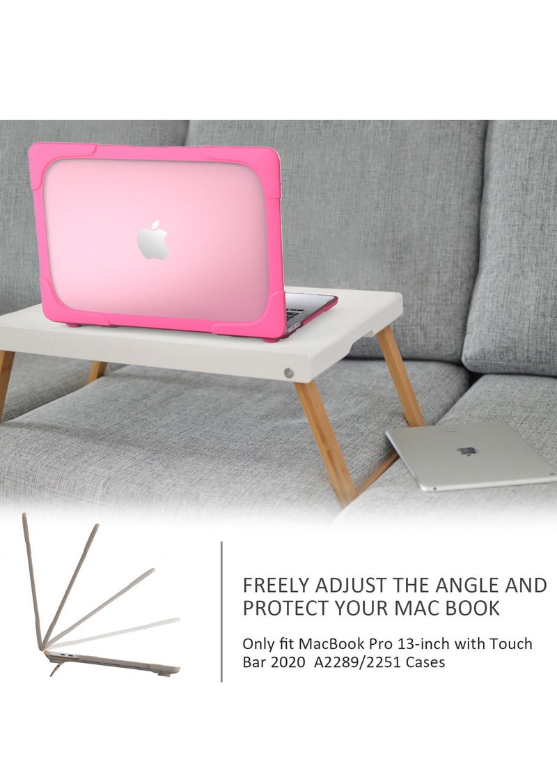 GULFLINK - Hard Shell Case Cover with Kickstand Shockproof Function for MacBook Pro(A2251/A2289/A2338) 13 inch - Image 1