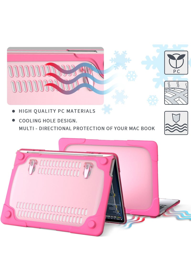GULFLINK - Hard Shell Case Cover with Kickstand Shockproof Function for MacBook Pro(A2251/A2289/A2338) 13 inch - Image 1