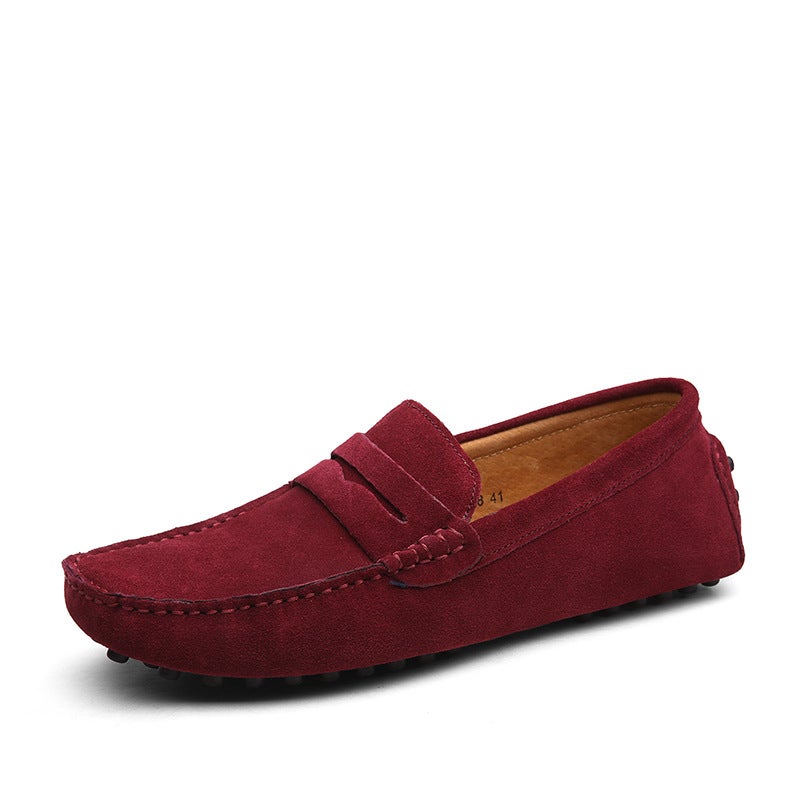 Large Size Trendy Shoes Men'S Bean Shoes European Station Slip-On Lazy Casual Men'S Shoes Men'S Loafers Fashion - Image 3