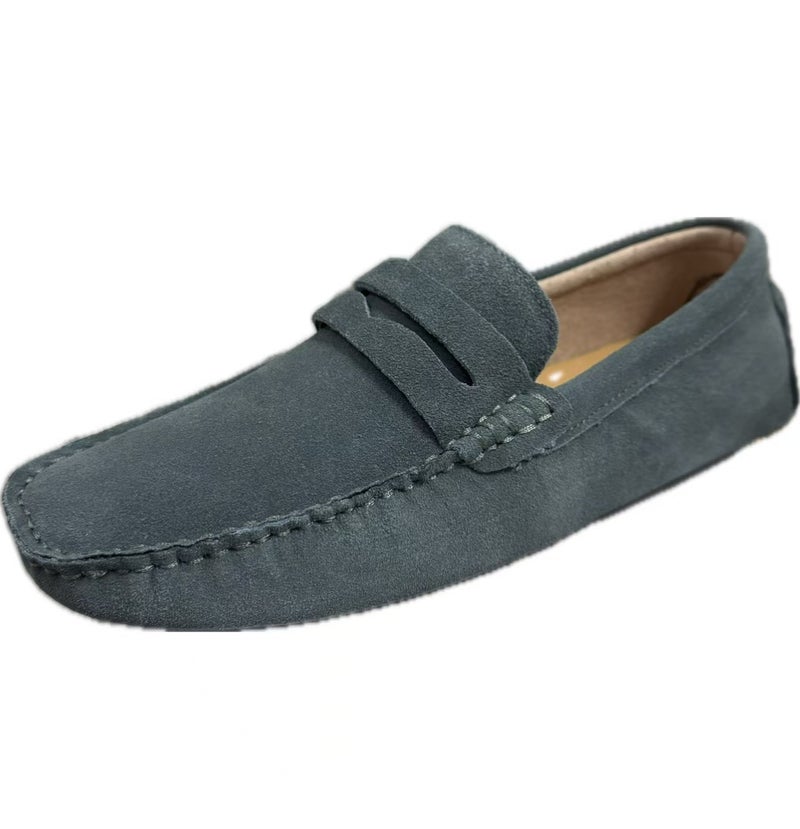Large Size Trendy Shoes Men'S Bean Shoes European Station Slip-On Lazy Casual Men'S Shoes Men'S Loafers Fashion - Image 1