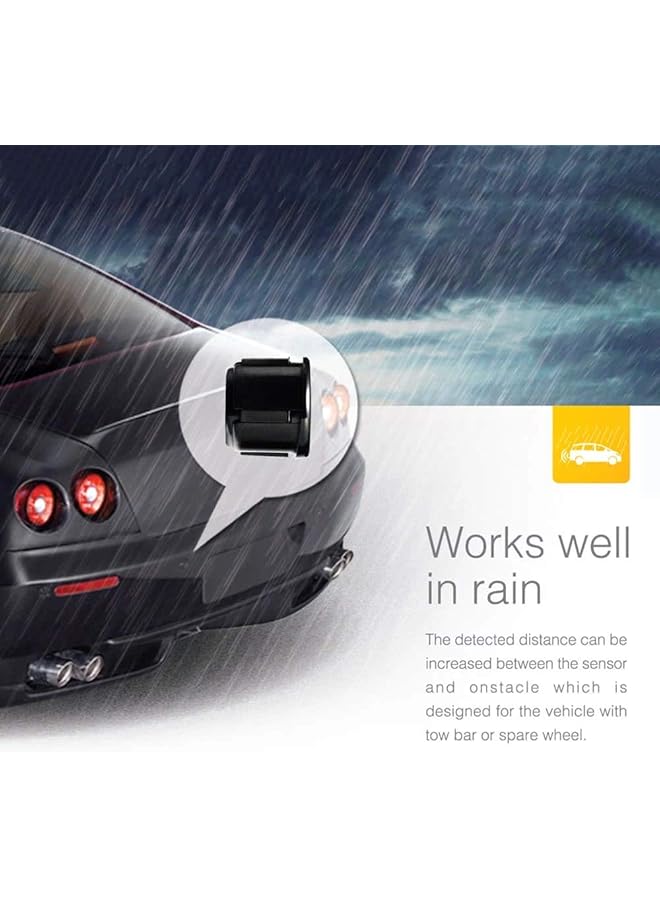 توبيز مستشعر ركن السيارة الخلفي مع شاشة LED، ركن السيارة الخلفي (أسود) - Image 4