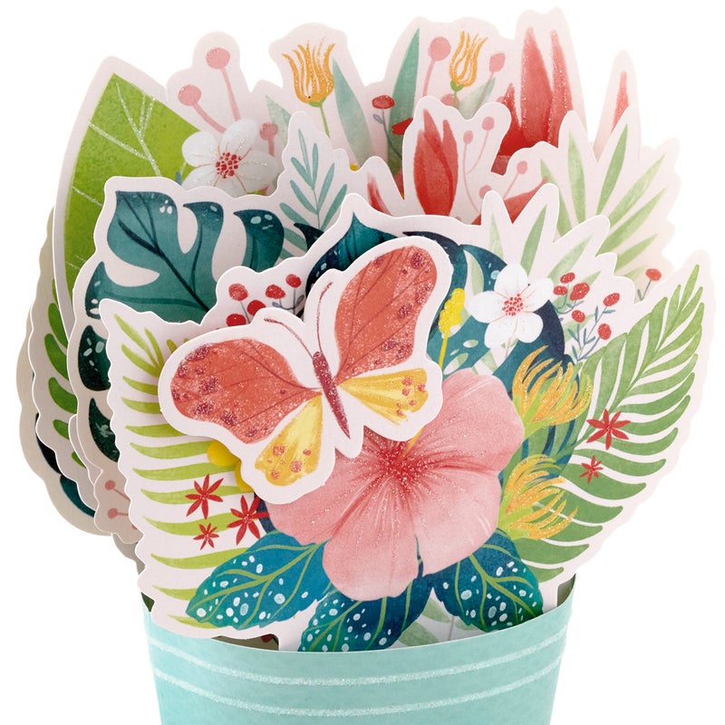 Hallmark Paper Wonder Mother's Day Pop Up Card (Flower Bouquet) for Graduation, Administrative Professionals Day, Nurses Day, Spring, Any Occasion - Image 4