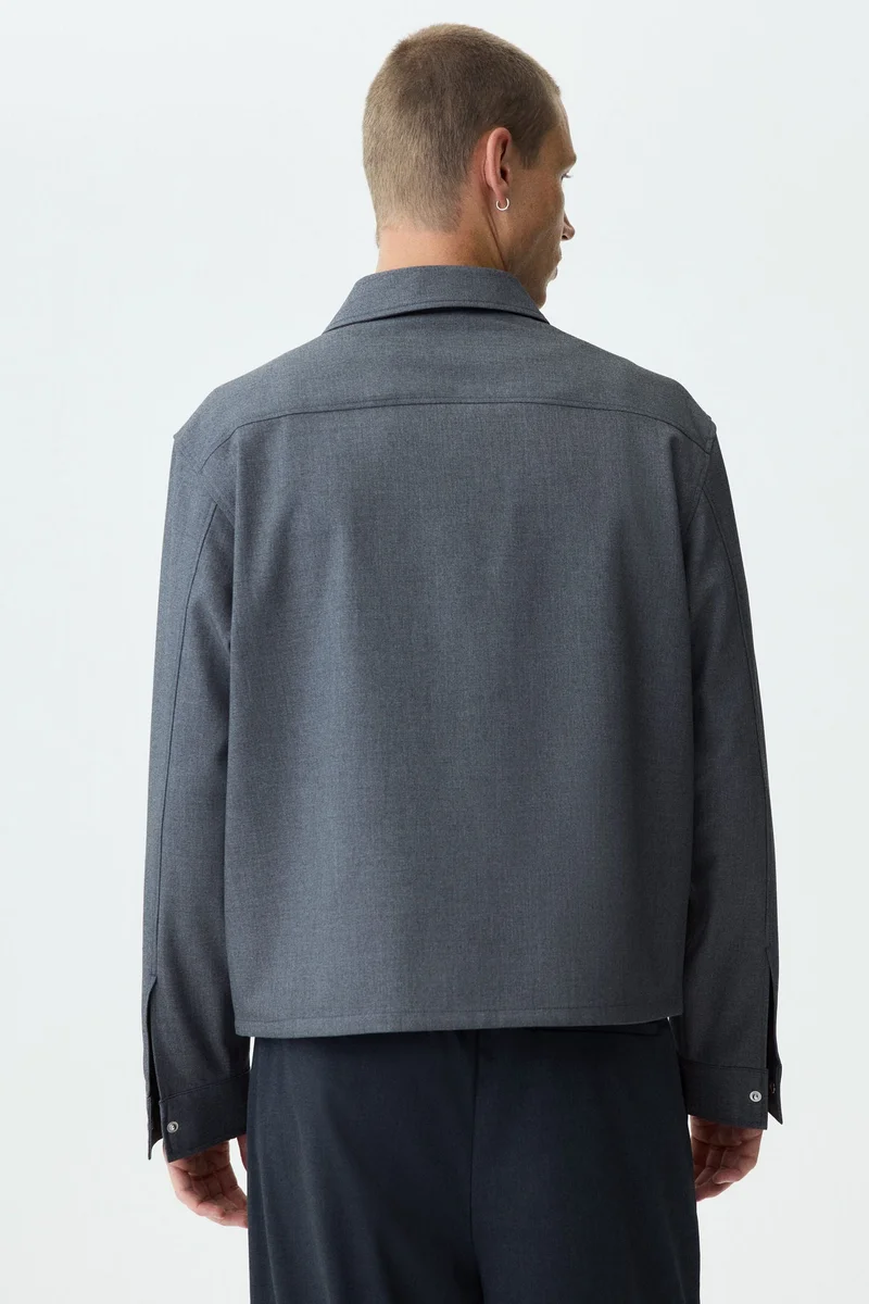 Twill overshirt