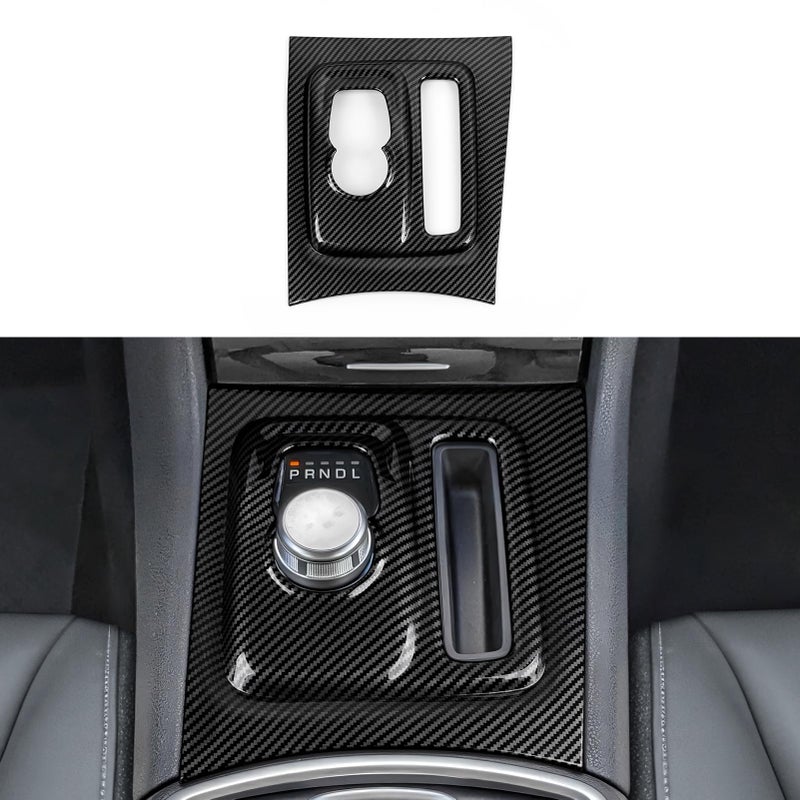 BRMYL Car Gear Shift Panel Decals for 20152023 Chrysler 300 300C 300S LimitedBase Accessories Carbon Fiber Interior Stickers