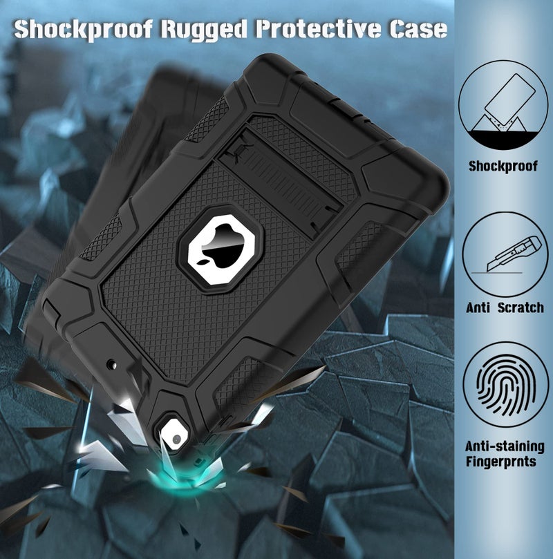 rantice iPad Mini 5 Case, iPad Mini 4 Case, Hybrid Three Layer Armor Shockproof Rugged Drop Protection Cover Case Built with Kickstand for iPad Mini 4/5 7.9 Inch - Image 5