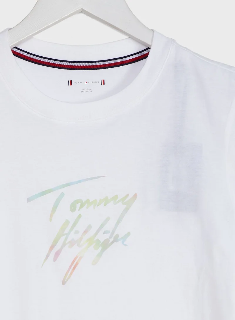 TOMMY HILFIGER Youth Logo T-Shirt